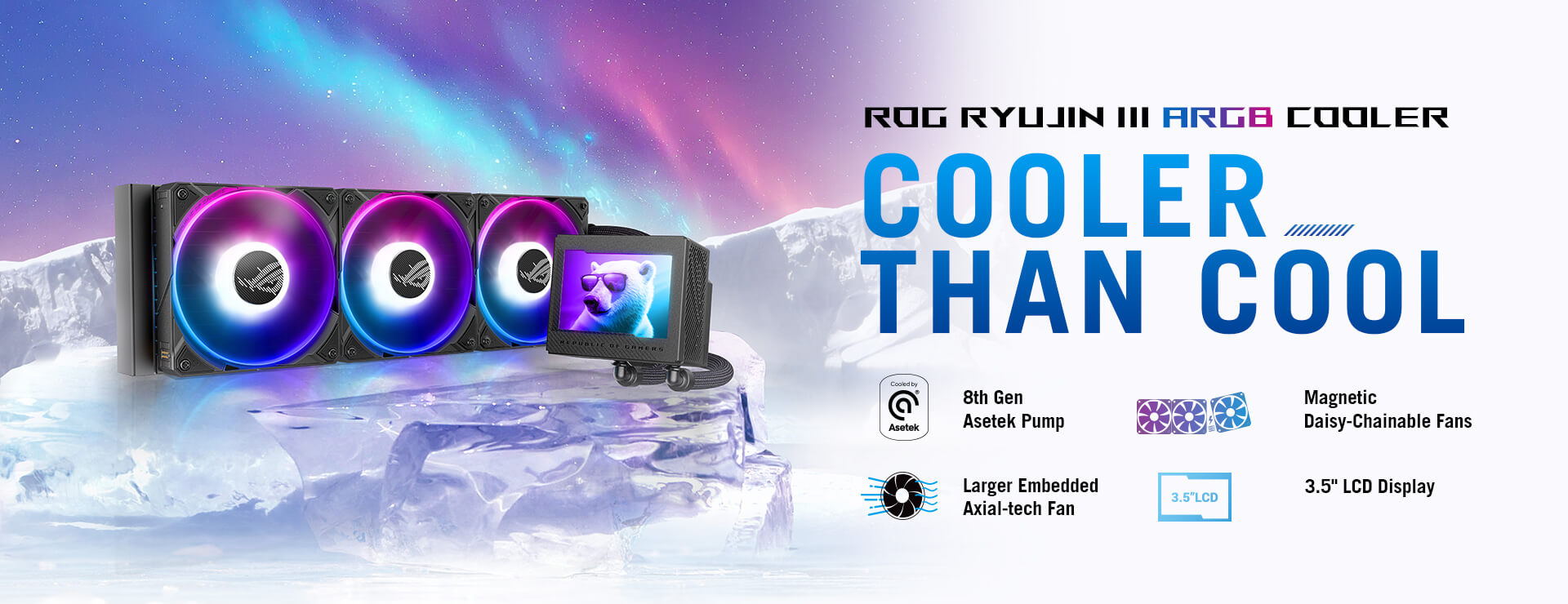 Bannière ROG Ryujin III 360 ARGB