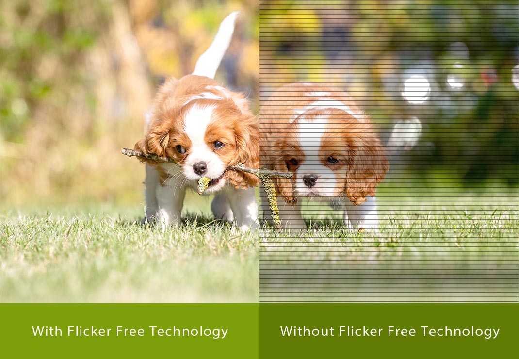 Flicker-free Technology