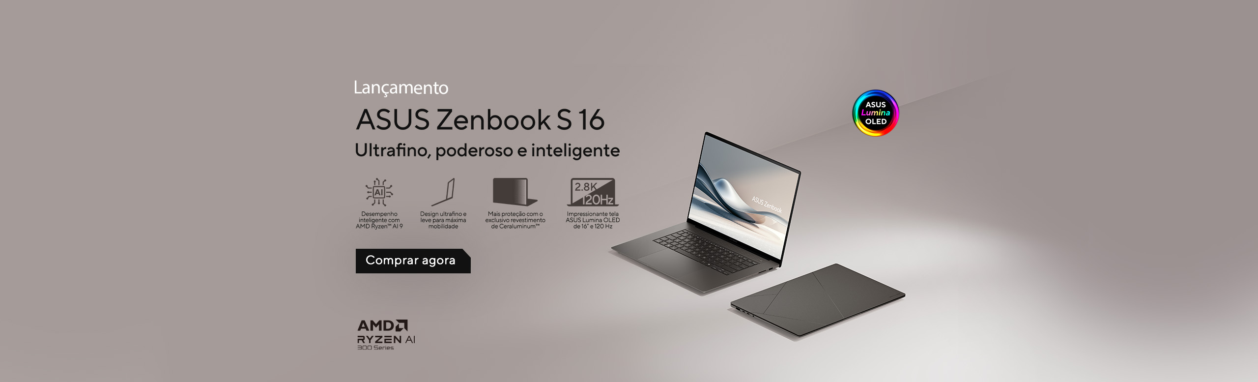 Lançamento Zenbook S 16