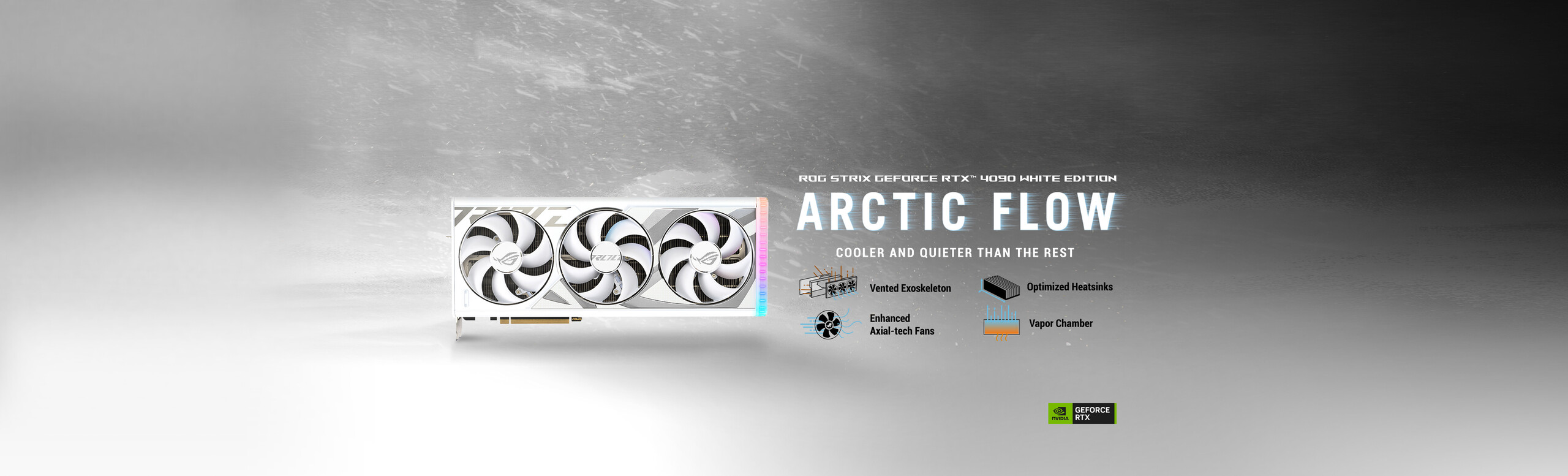 ROG Strix RTX 4090 White OC Edition banner