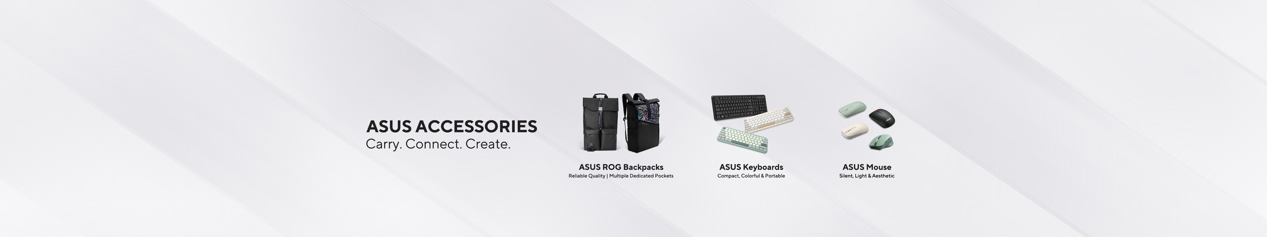 ASUS Acessories, Mouse, Keyboard, Adapters, Backpacks, Bag