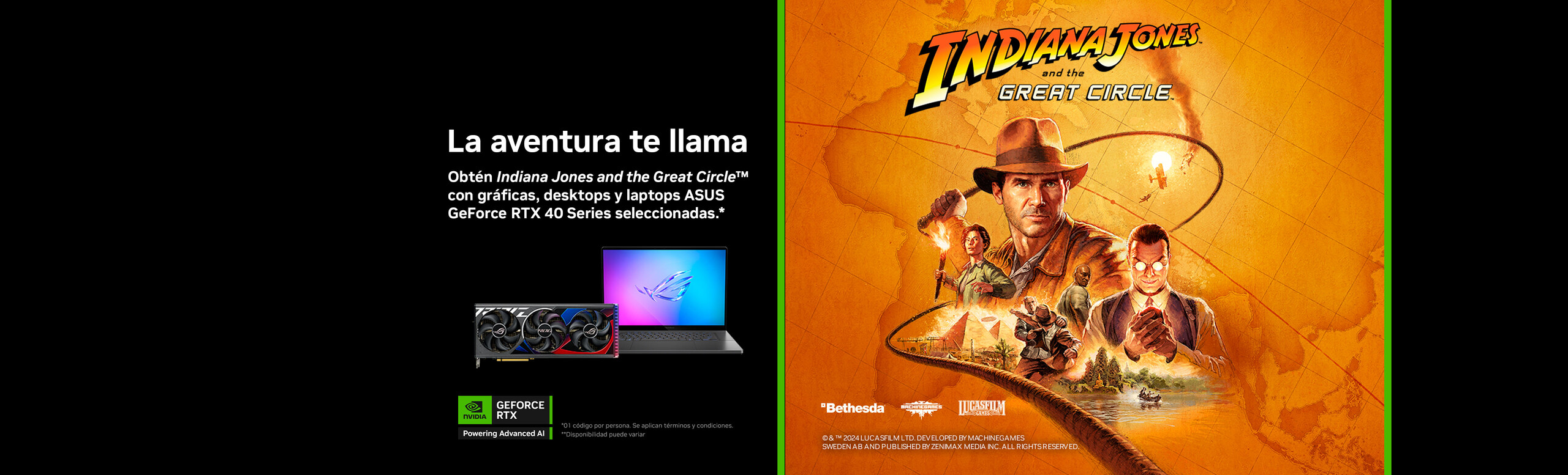 Bundle ASUS RTX - Indiana Jones