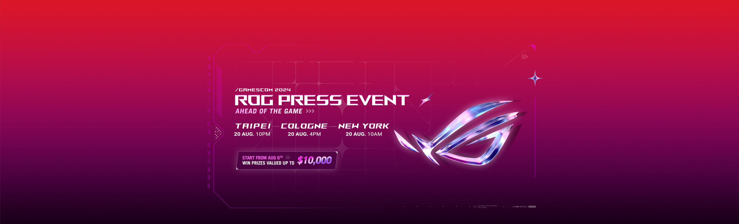 ROG press event