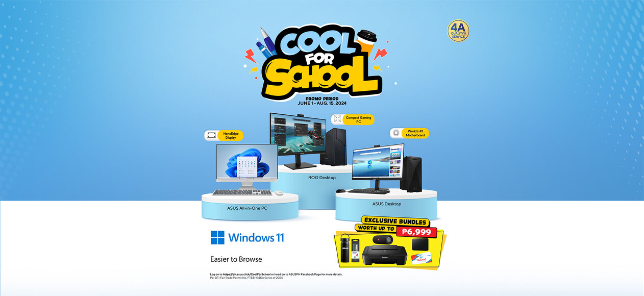 Cool for School 2024 - ASUS Desktop & All-In-One PC