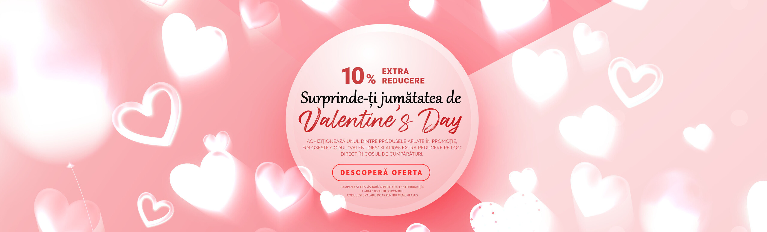 Valentines Day 10% discount