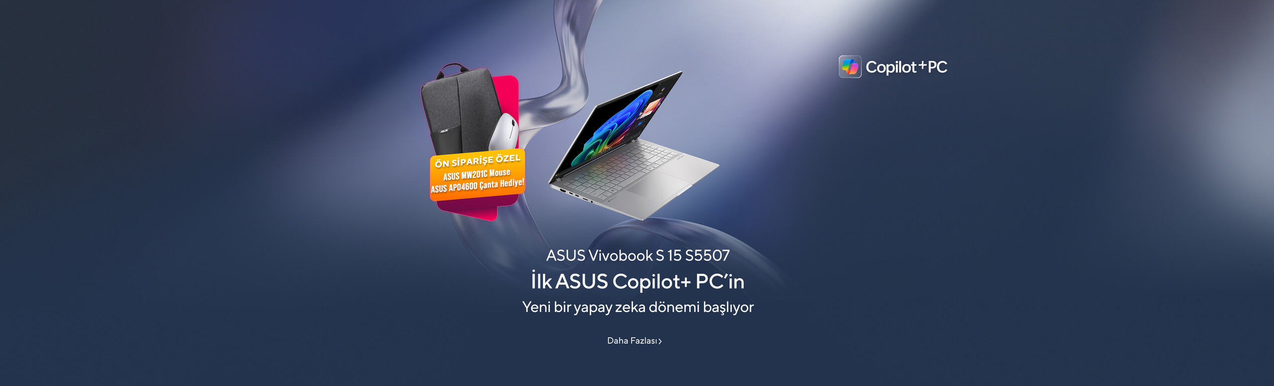 İlk ASUS Copilot+ PC’in -ASUS Vivobook S 15 S5507