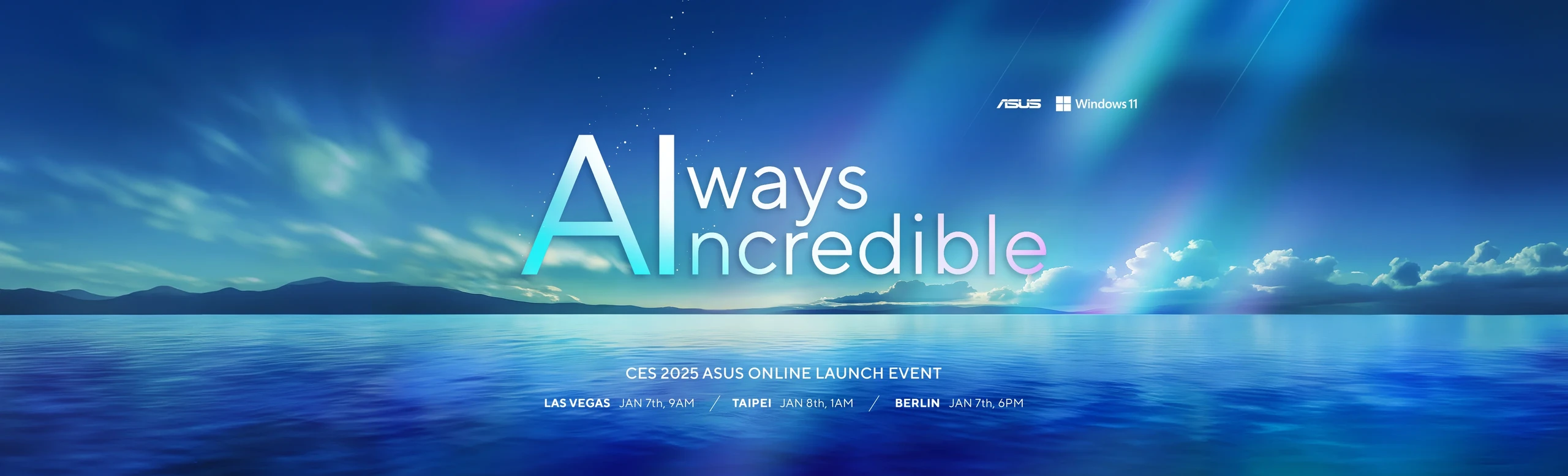 CES 2025 ASUS LAUNCH EVENT