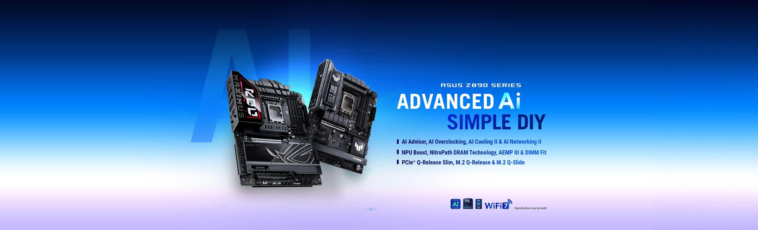 Image of 2 ASUS Z890 Motherboards