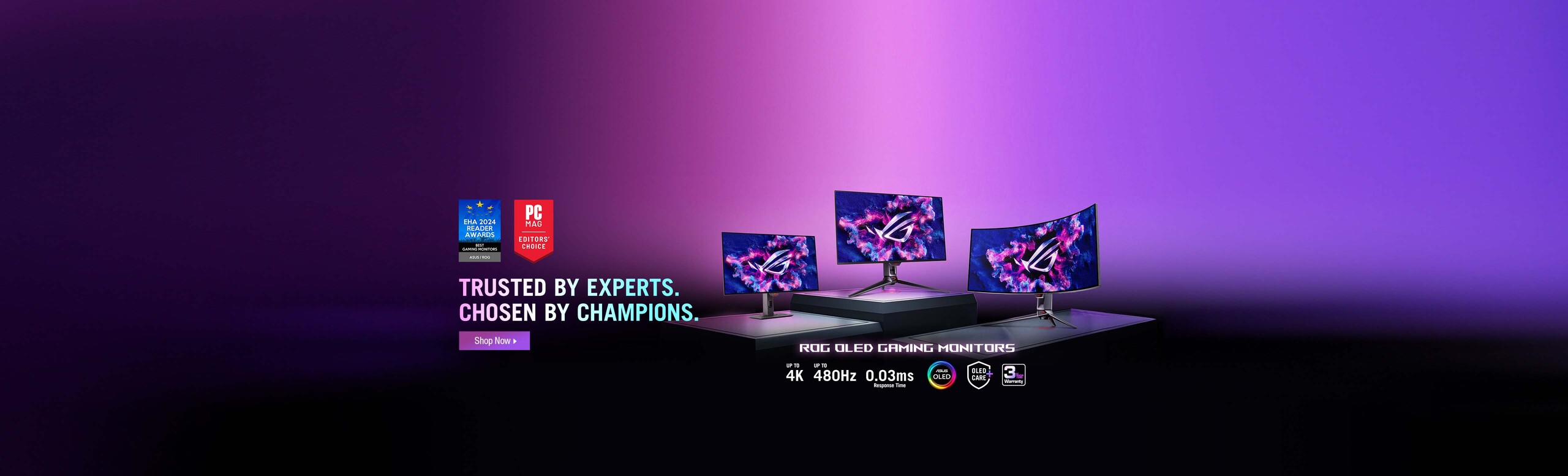 ROG OLED Gaming Monitors