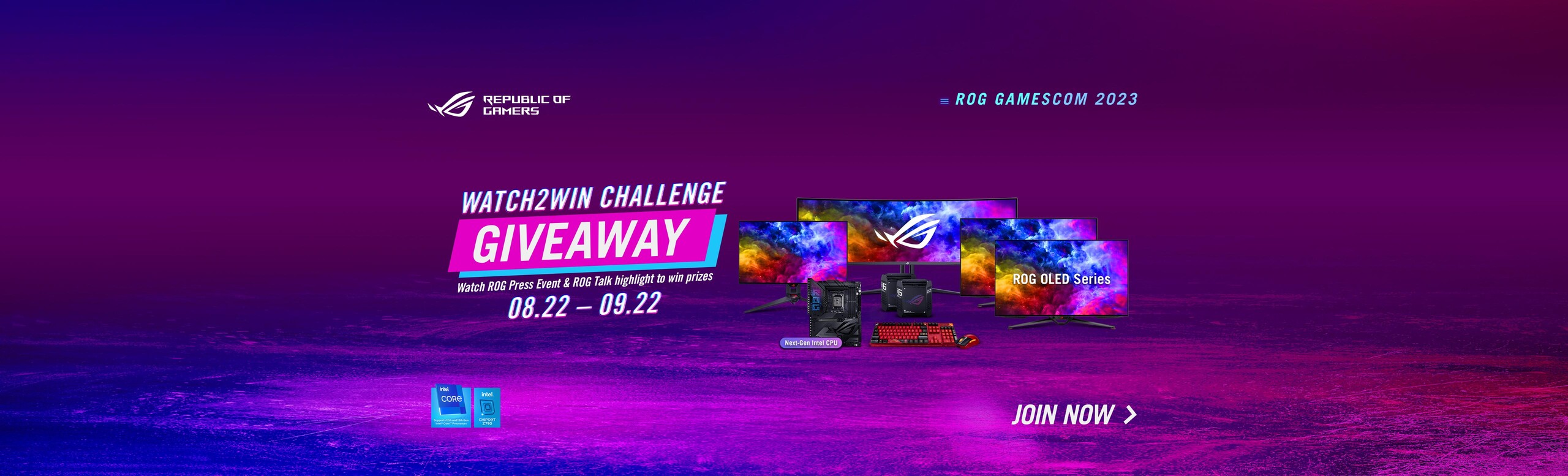 ROG will show off the latest cutting-edge hardware, peripherals, and other innovations that take gaming to another level