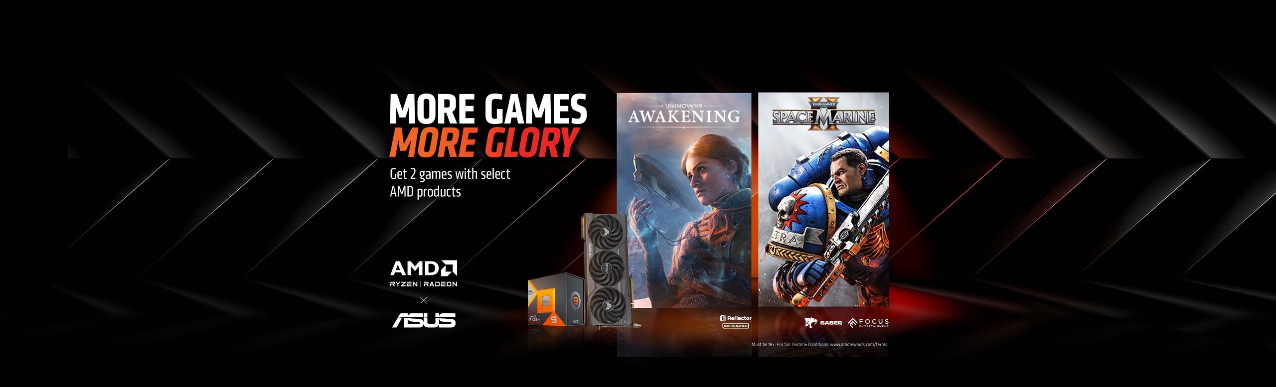 ASUS and AMD have teamed up to provide an incredible game bundle!