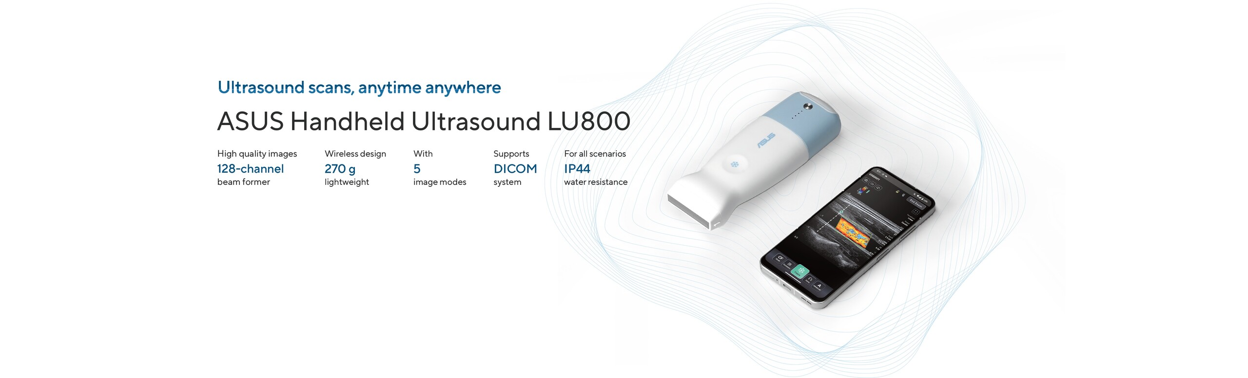 ASUS Handheld Ultrasound LU800