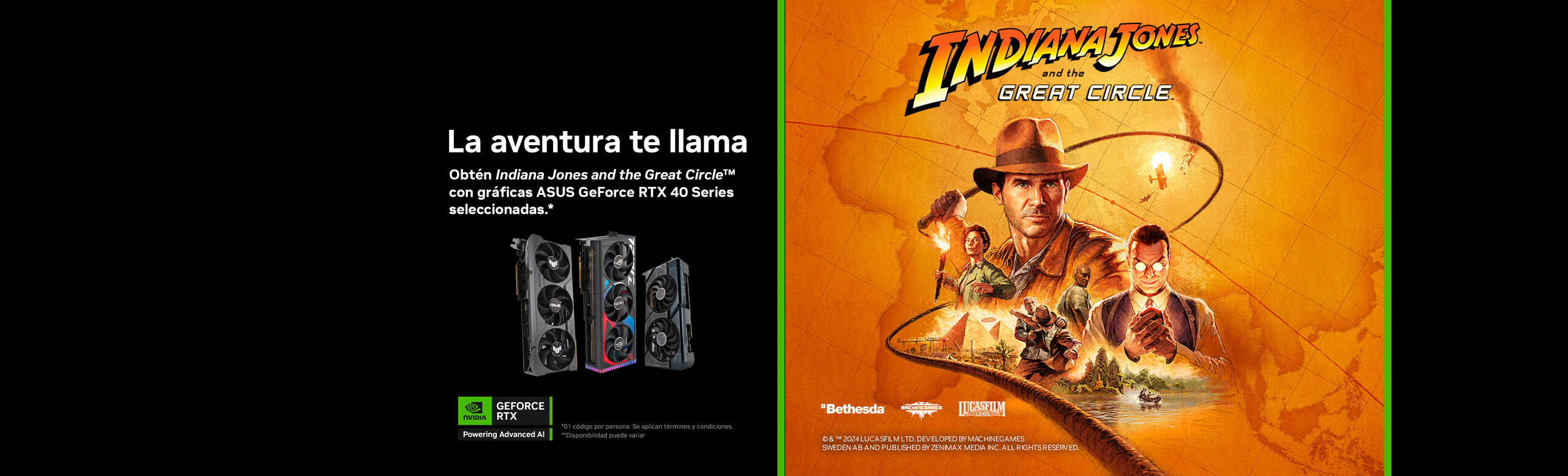 Bundle ASUS RTX - Indiana Jones