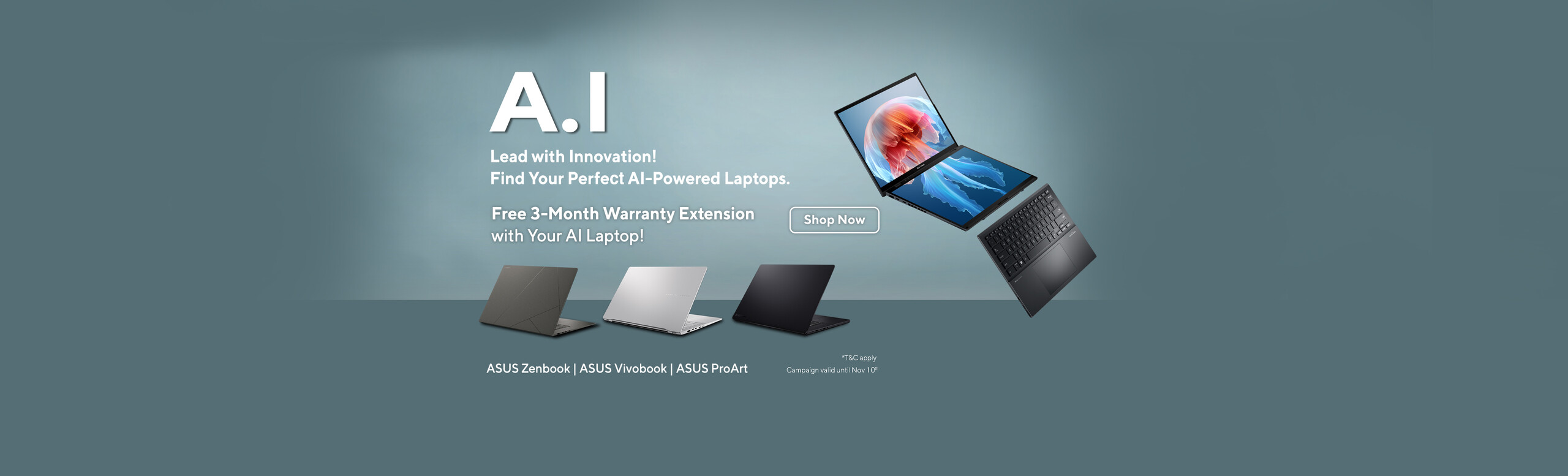 Get 3 months free extension on your AI laptop!