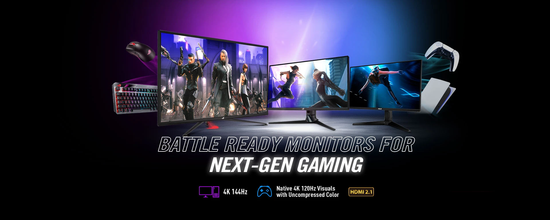 HDMI 2.1 Gaming Monitors