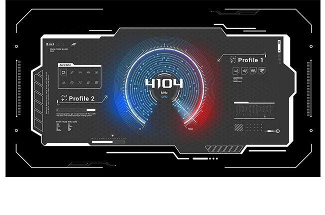 The Illustration of AI Overclocking technology