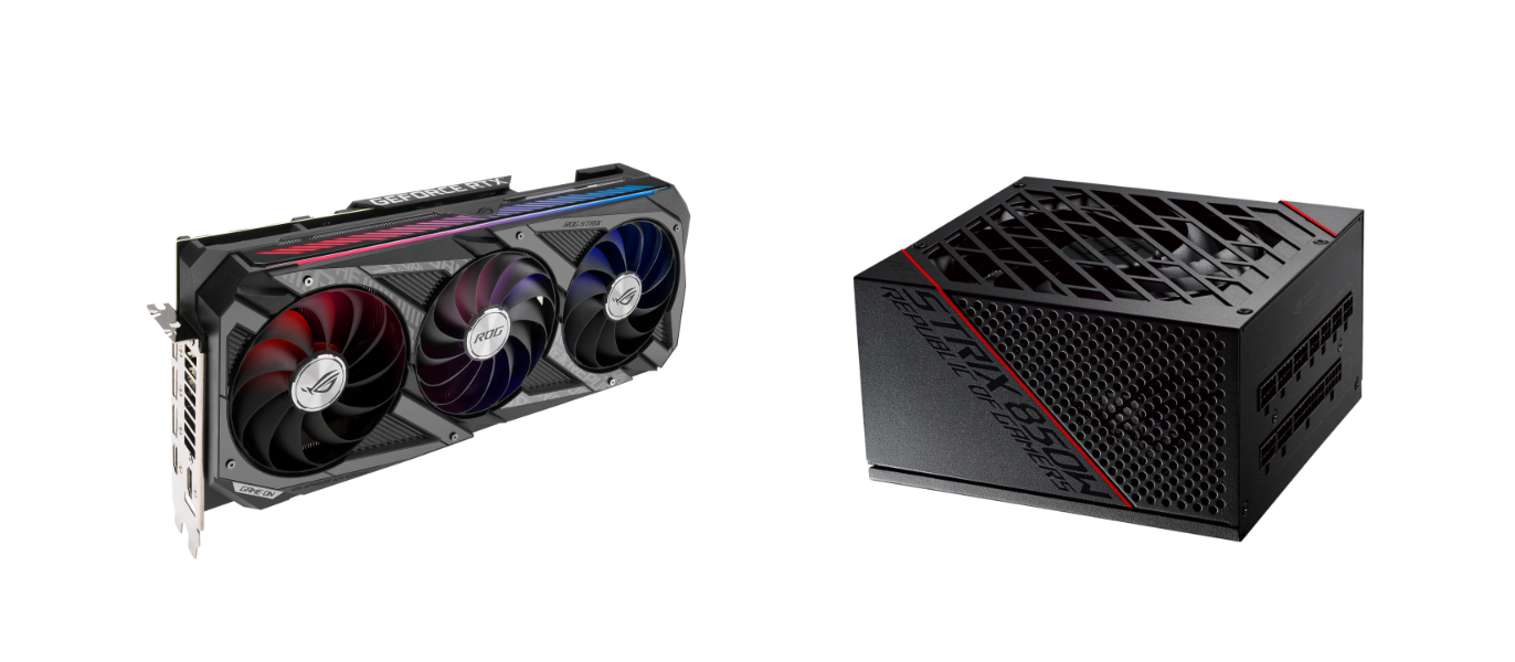 3rd place: ROG Strix RTX 3070 Ti (Or ROG Strix RX 6800) + ROG Strix 850W