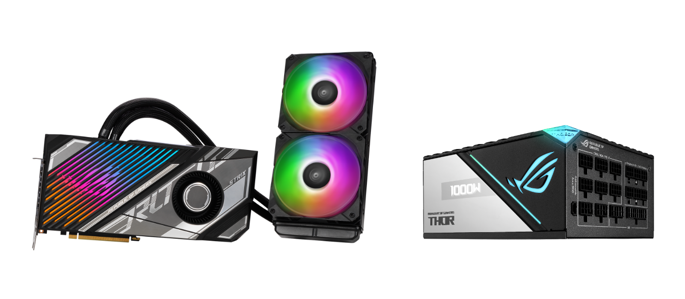 1st Place: ROG Strix LC RTX 3090 Ti + ROG Thor V2 1000W + Choice of Holder 