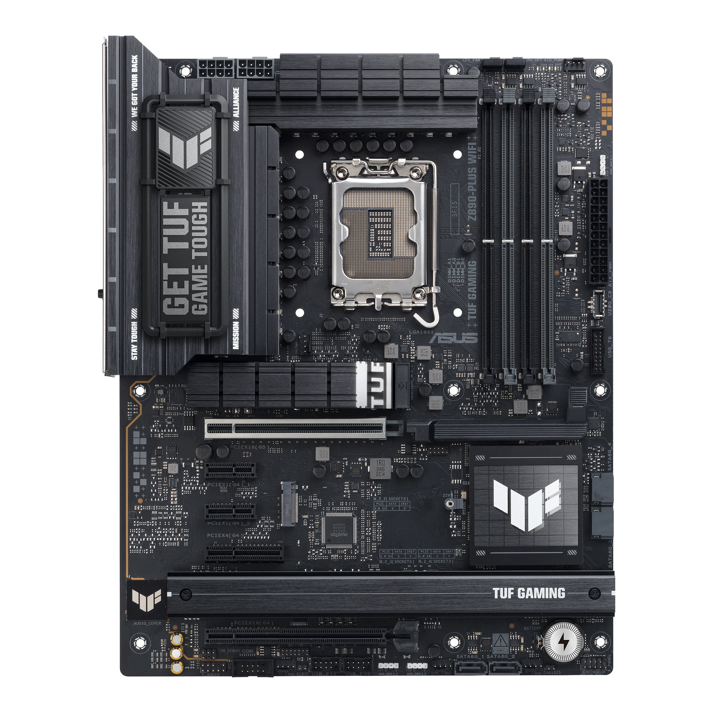 TUF Gaming motherboard product photo