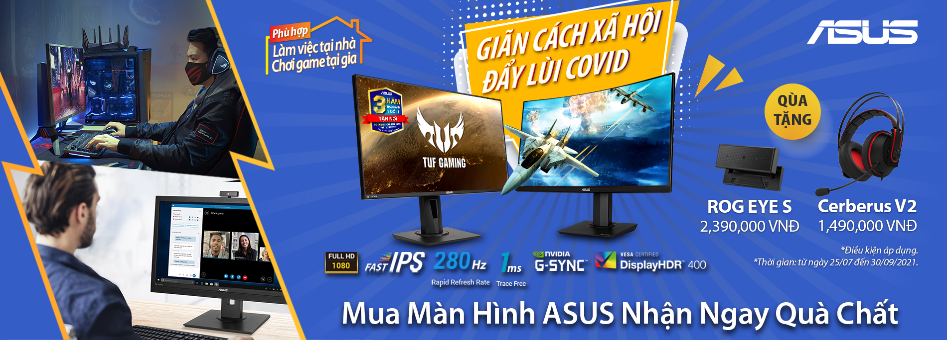 Mua Màn Hình Asus Nhận Ngay Quà Chất