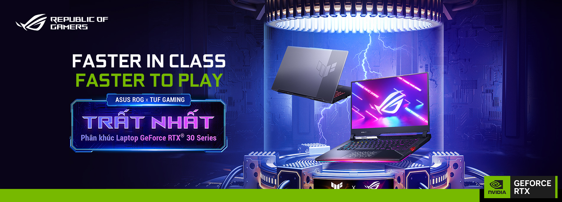 ASUS ROG x TUF Gaming – Trất nhất phân khúc Laptop GeForce RTX® 30 Series