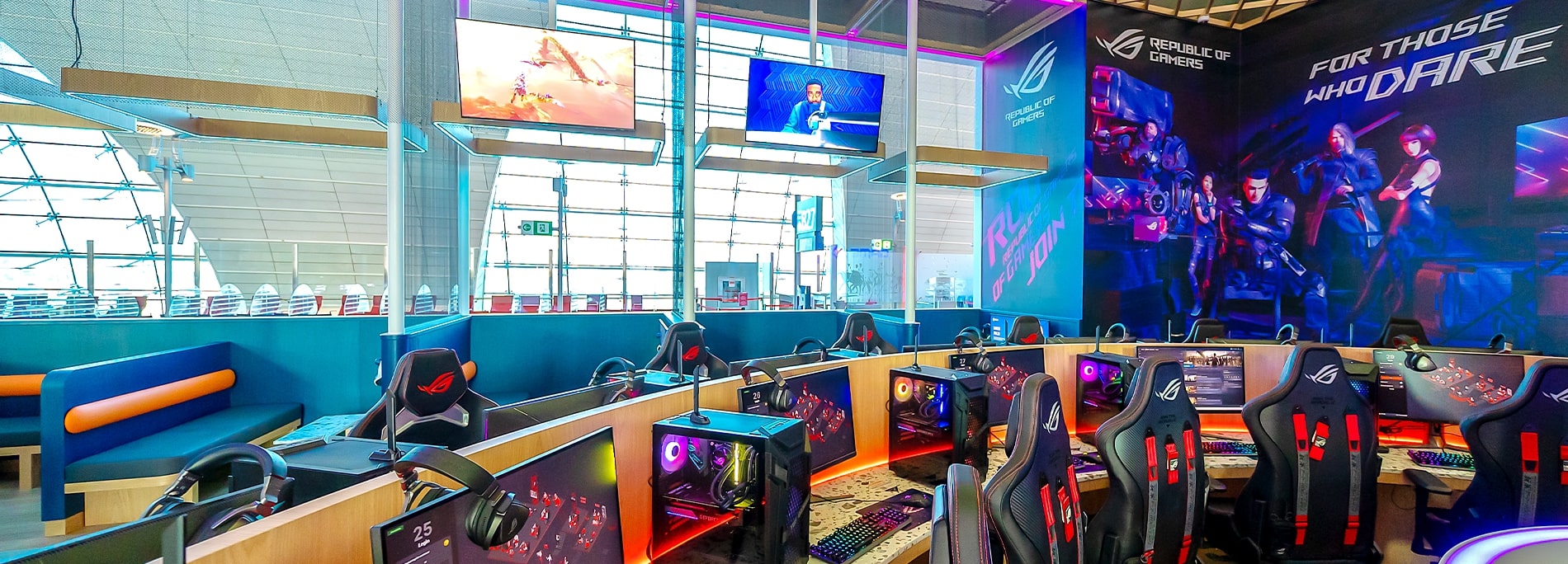ASUS ROG GEAR FEATURED IN NEW GAMING LOUNGE AT DUBAI INTERNATIONAL (DXB)