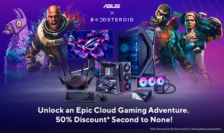 ASUS x Boosteroid Cloud Gaming Discount Redemption