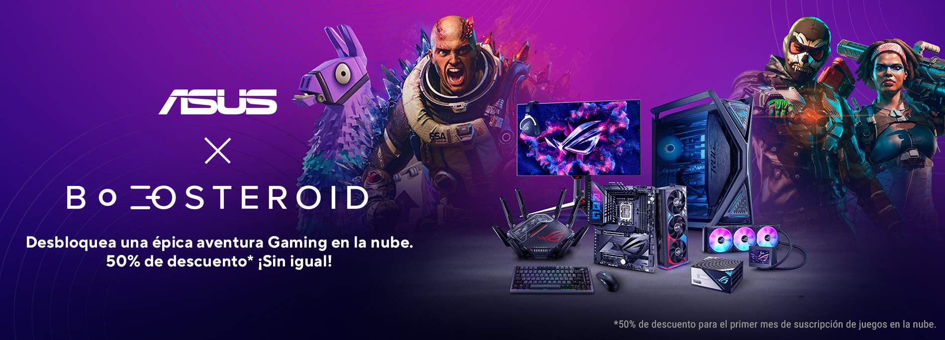 ASUS x Boosteroid Cloud Gaming Discount Redemption