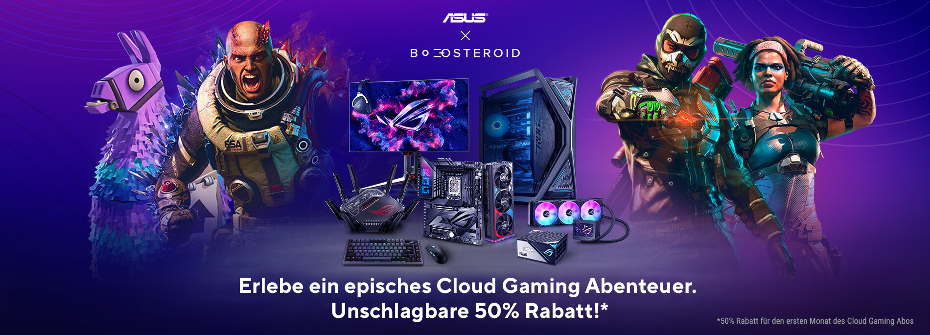 ASUS x Boosteroid Cloud Gaming Discount Redemption