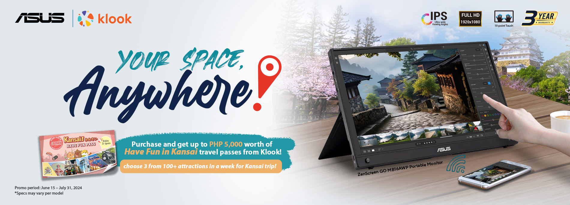 Claim up to  Php 5000 Worth of  Klook Travel Vouchers here!