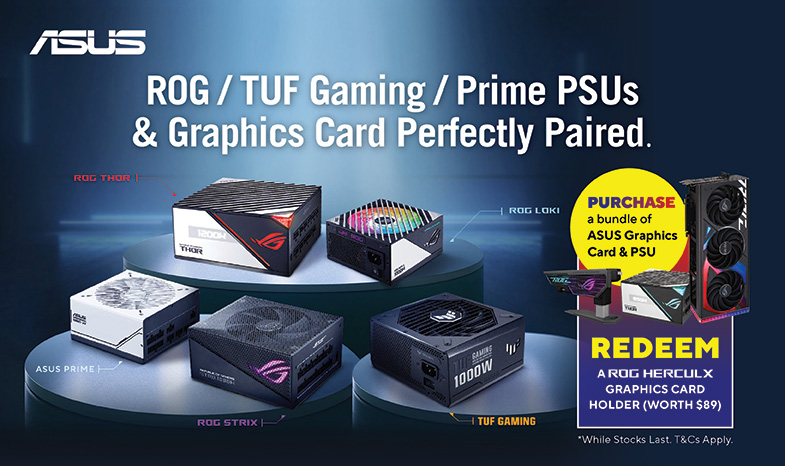 Best Paired with ROG, TUF Gaming & Prime Power Supply