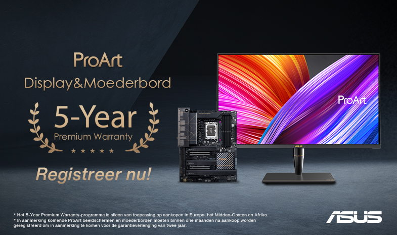 BE_NL_ProArt 5 Years Warranty Extension