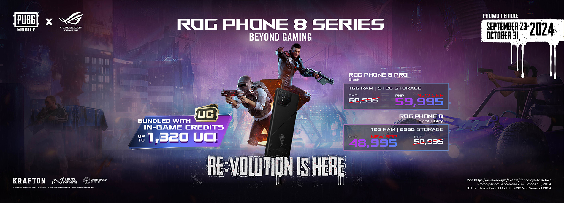 ROG SAGA x PUBG Mobile Collaboration event