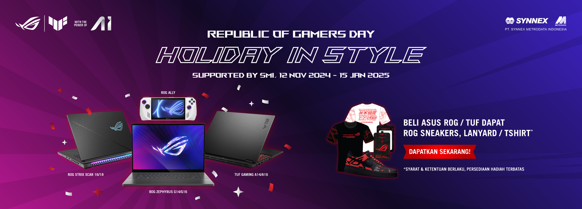 Republic of Gamers Day - Holiday in Style