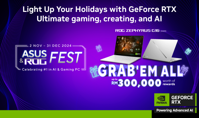 ASUS & ROG Fest | Celebrate #1 in AI & Gaming PC (NVIDIA)