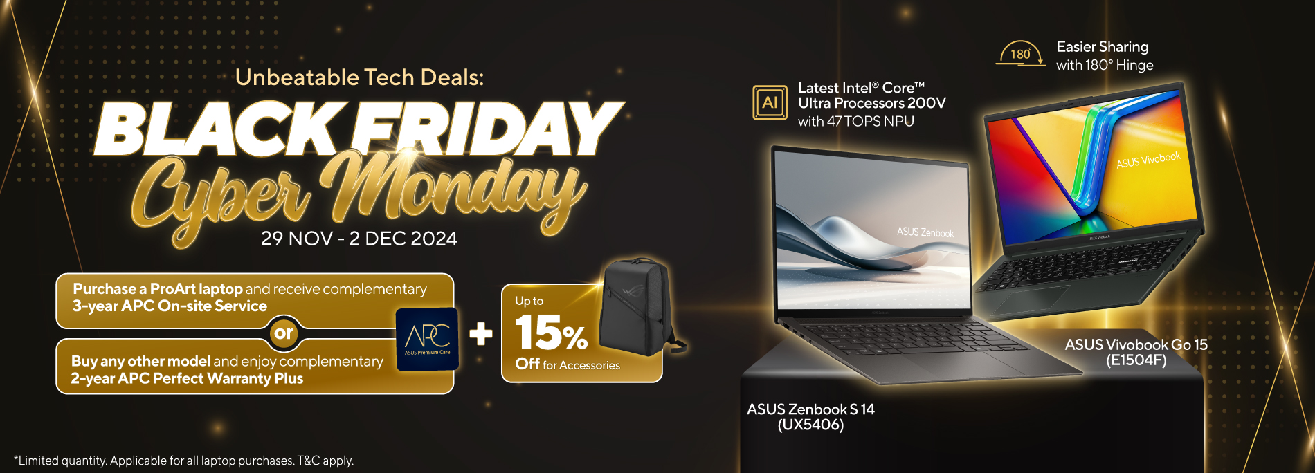 Black Friday & Cyber Monday | Nov 2024