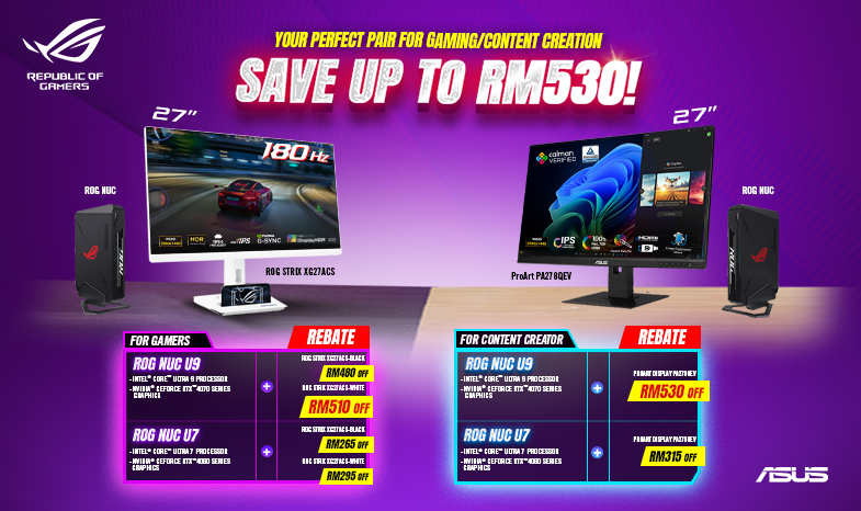 ROG NUC & Monitor Bundle Promotion