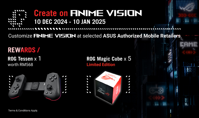 ROG Phone 9 Series | Create on AniMe Vision