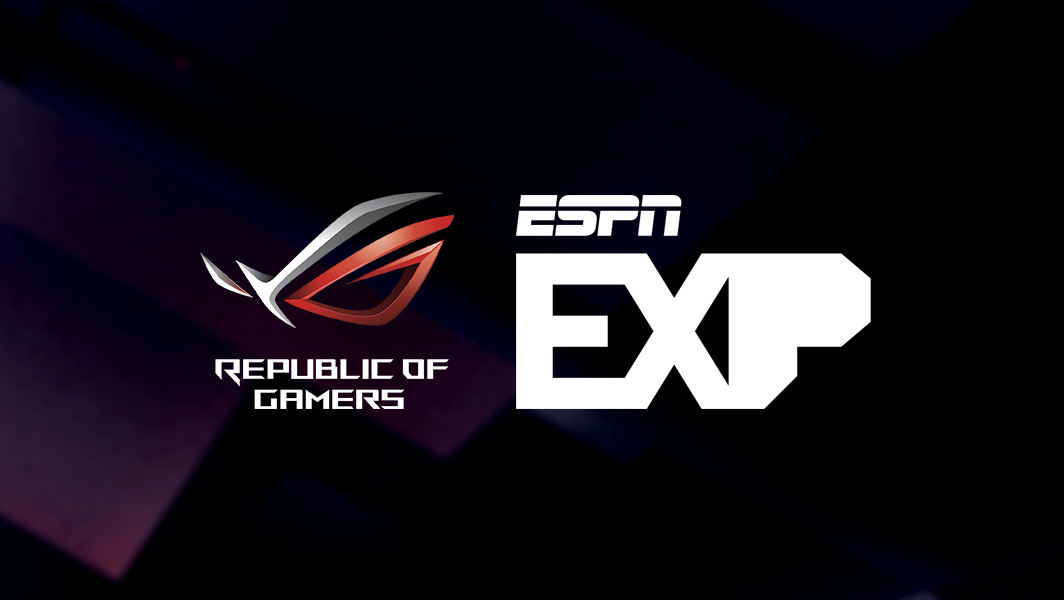 ESPN logo and Republic of Gamers logo