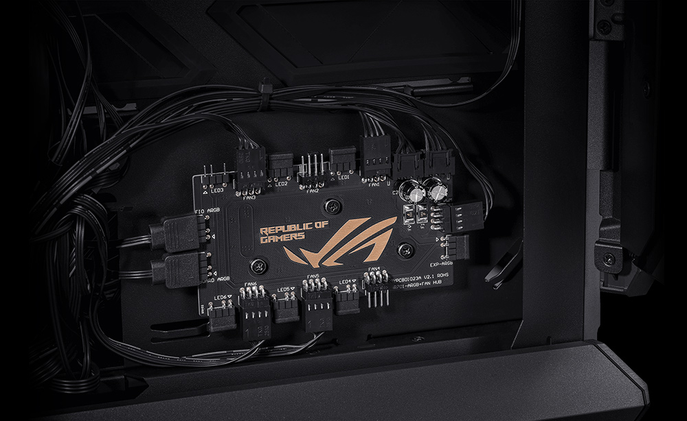 ROG Hyperion GR701 ARGB and Fan hub question about - Republic