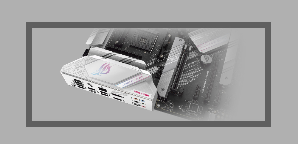 ASUS ROG Strix B550-A Gaming AMD AM4 Zen 3 Ryzen 5000 & 3rd Gen Ryzen ATX  Gaming Motherboard & TUF Gaming GT301 Mid-Tower Compact Case for ATX
