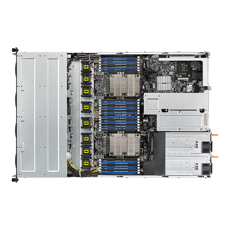 RS700-E9-RS4 server, open 2D view