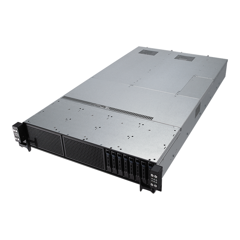 RS720Q-E9-RS8 server, left side view