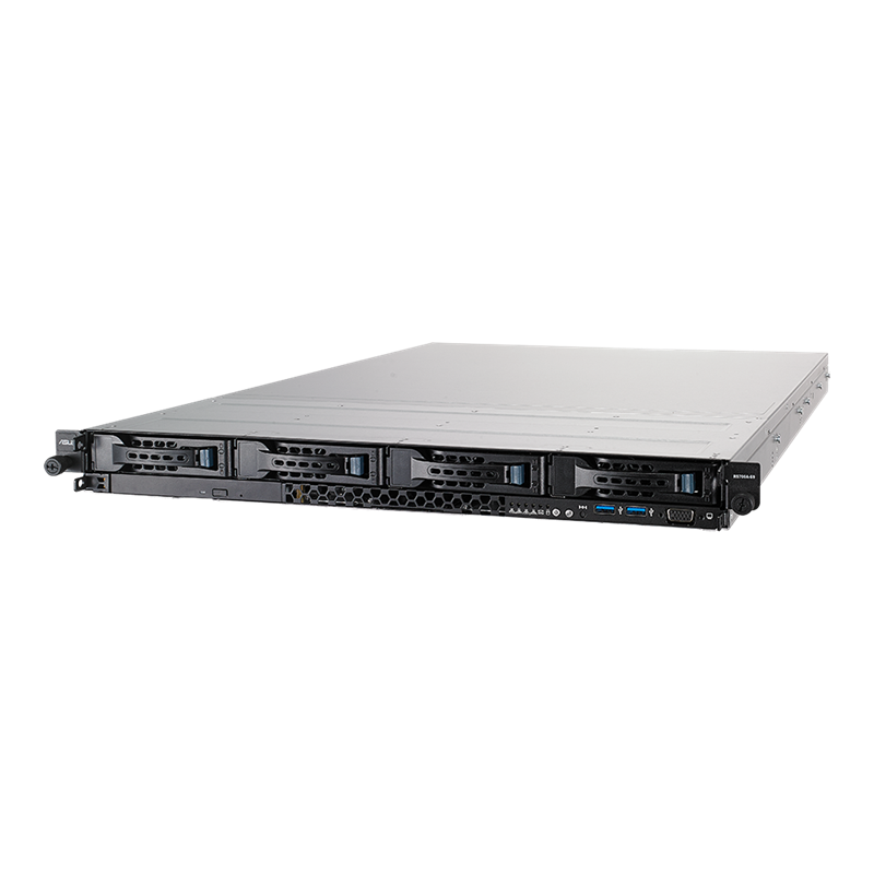 RS700A-E9-RS4 server, front view 