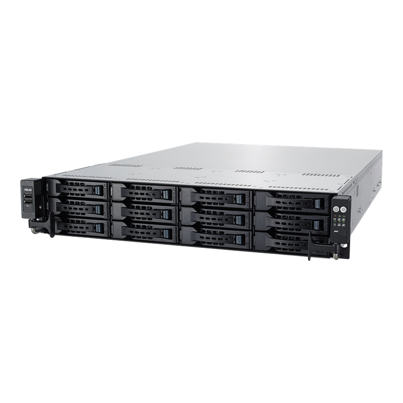 RS520-E9-RS12-E server, left side view