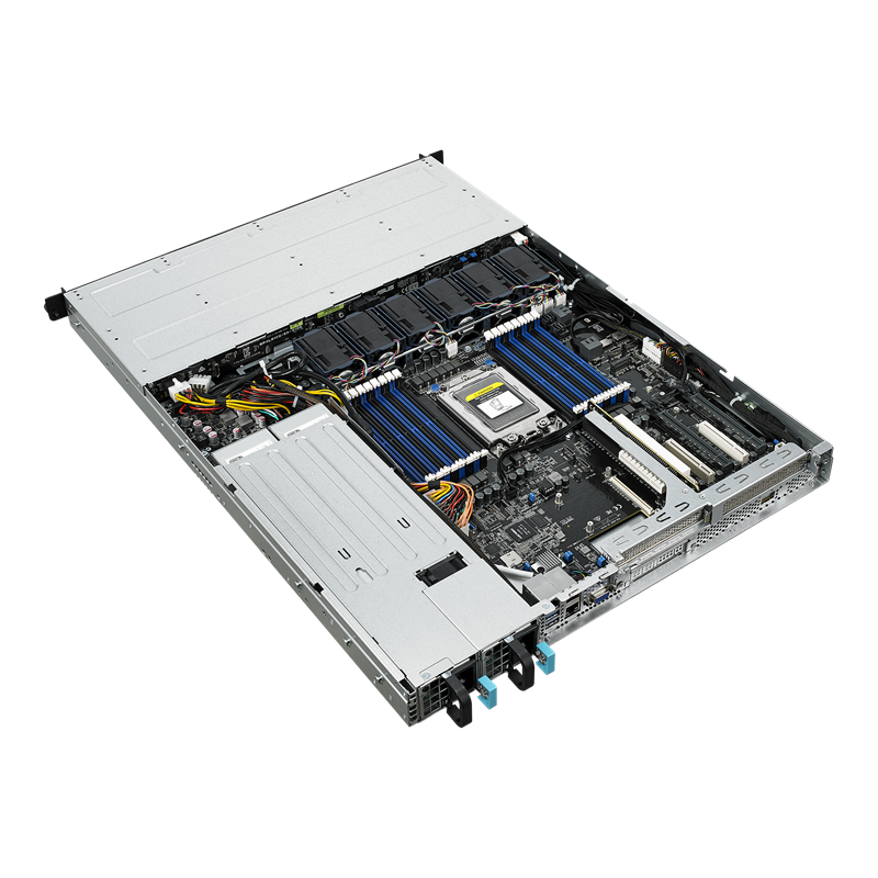 RS500A-E9-RS4 server, open right side view