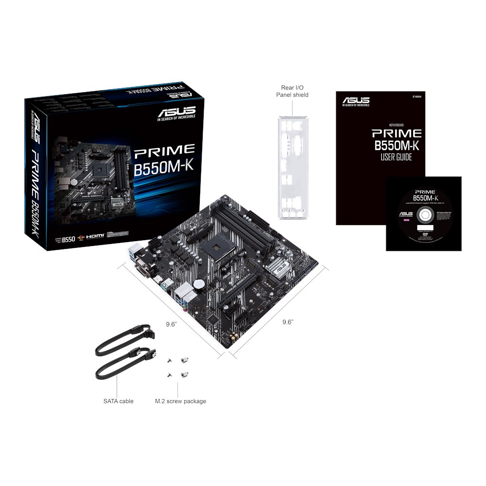 ASUS AMD B550 搭載 AM4 対応 マザーボード PRIME B550M-K 【MicroATX