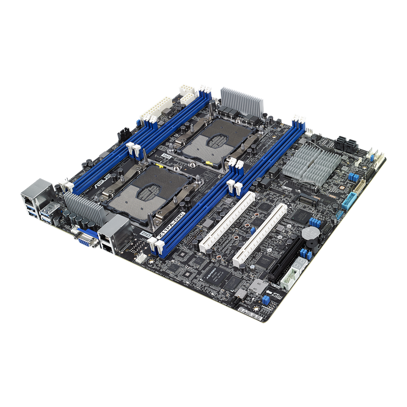 Z11PA-D8C server motherboard, 45-degree front view