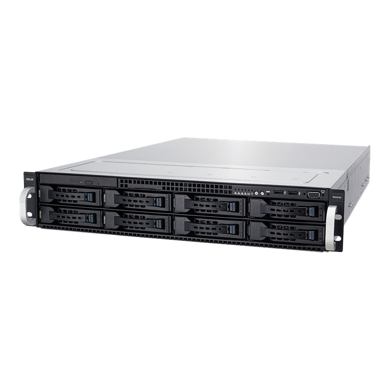RS720-E9-RS8 server, front view 