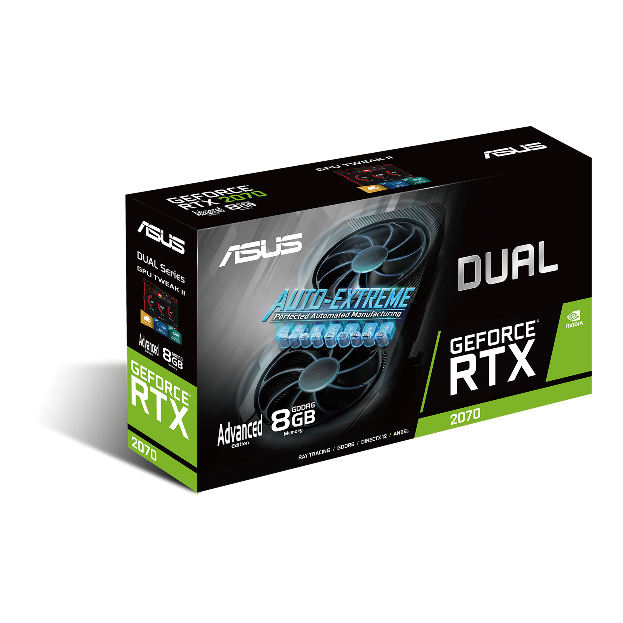 DUAL-RTX2070-A8G-EVO｜Graphics Cards｜ASUS Global